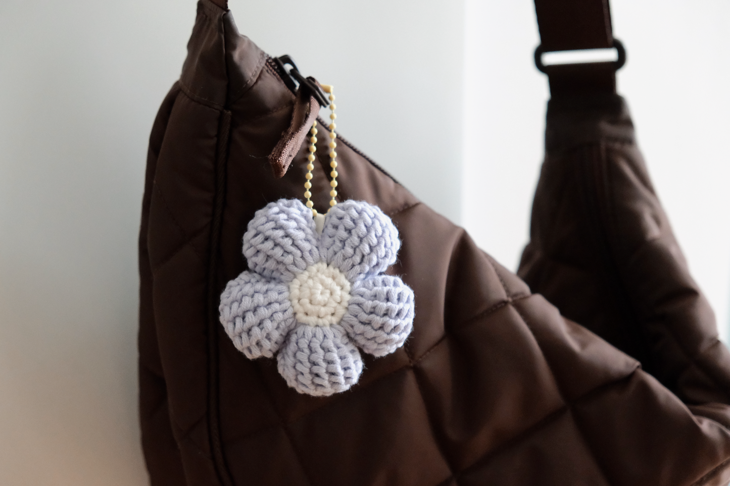 Flower bag charm