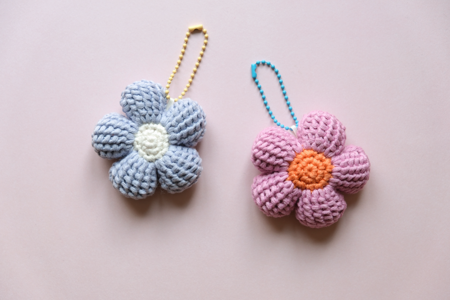 Flower bag charm