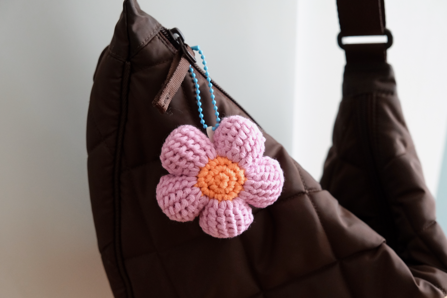 Flower bag charm