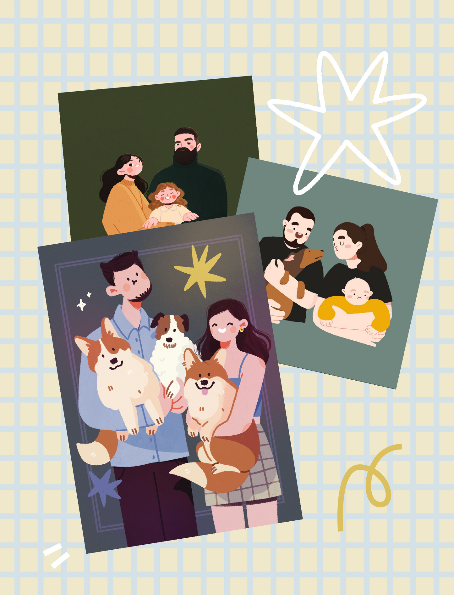 Custom family portrait