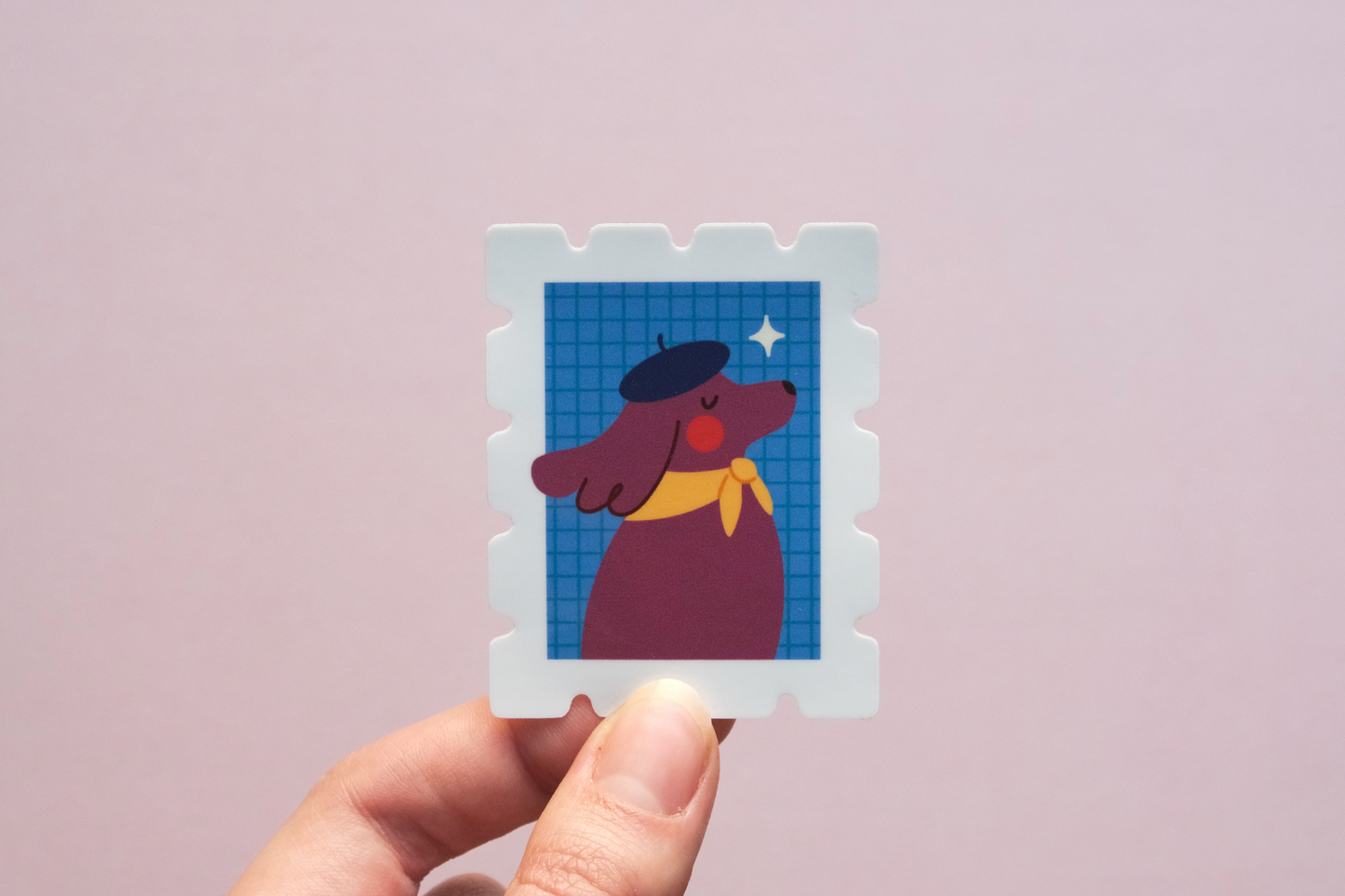 Dog Stamp sticker
