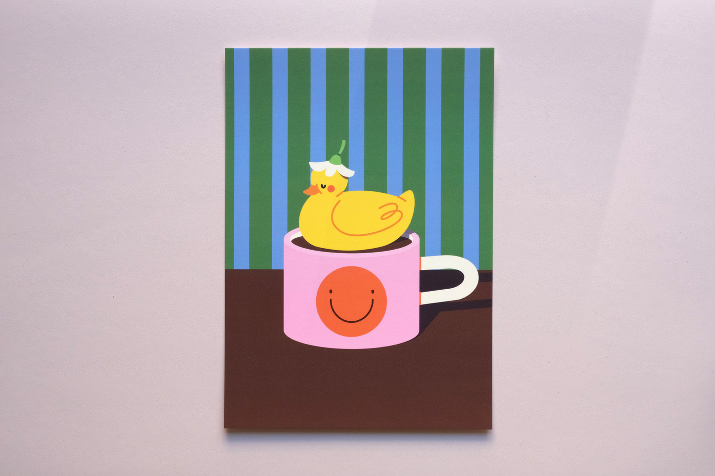 Sleepy Duckling art print