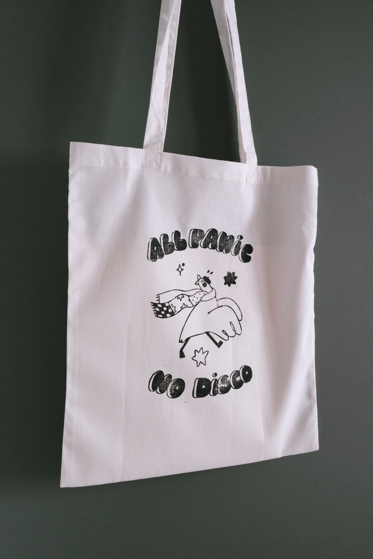 All Panic No Disco tote bag