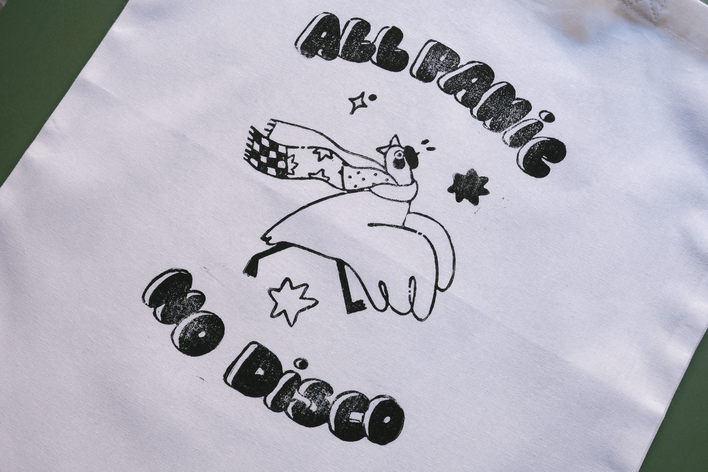All Panic No Disco tote bag