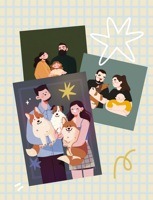 Custom family portrait