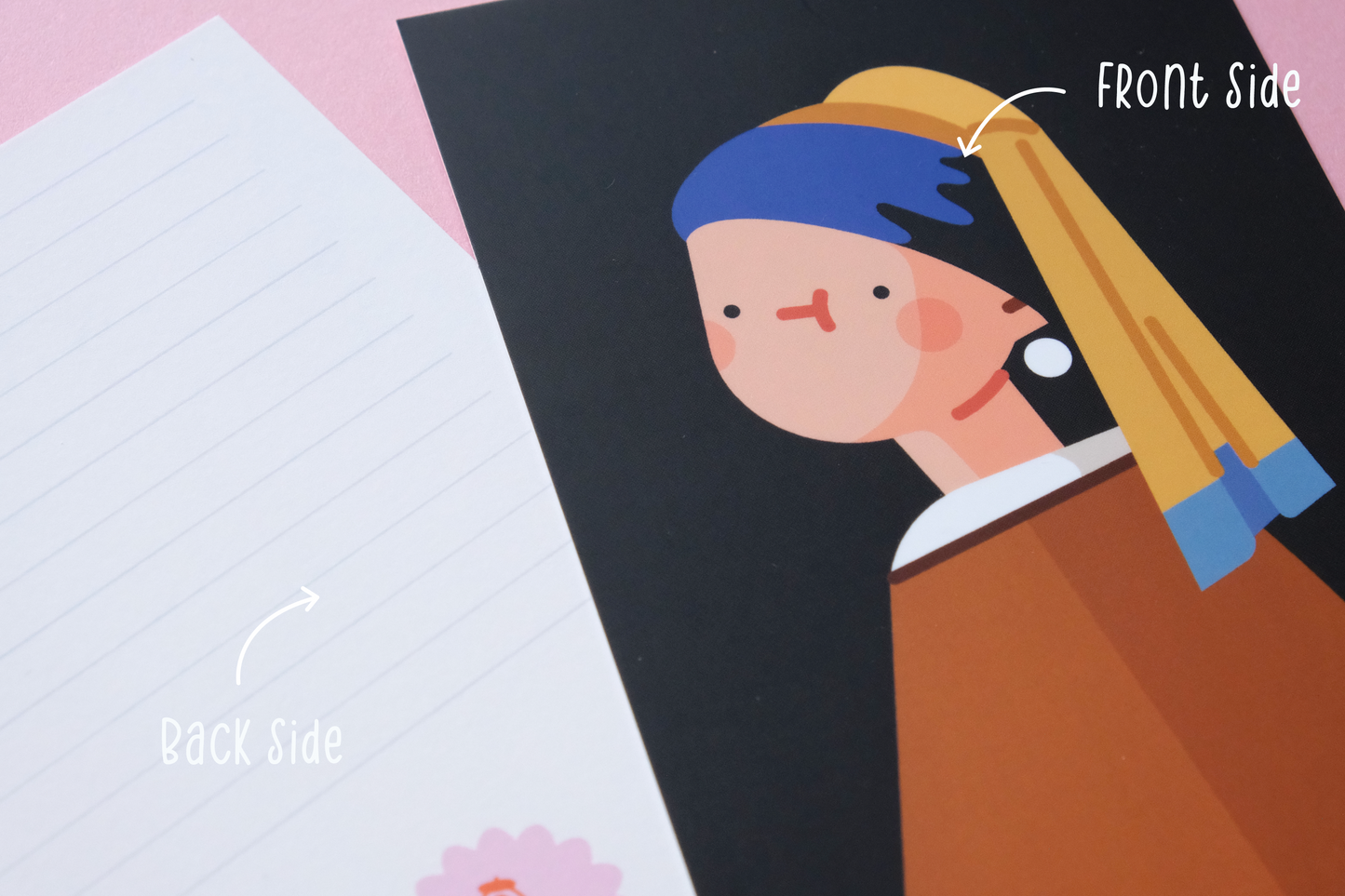 Girl with a Pearl postcard